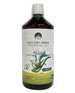 Reiner Aloe-vera-Saft  -  Nahrungsergänzungsmittel auf Aloe-vera-Basis  - 1000ml
