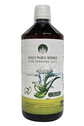 Jugo Puro Aloe vera Complemento alimenticio a base de Aloe vera - 1000ml