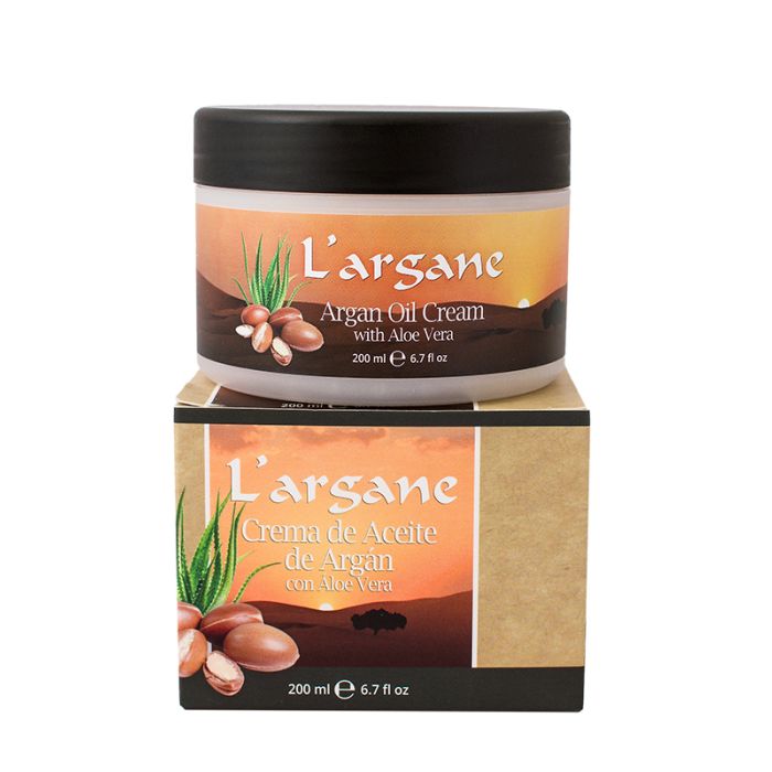 Argan Oil Cream with Aloe Vera - 200 ml.