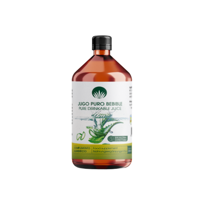 Aloe vera Pure Juice Food supplement made from Aloe vera - 250 ml