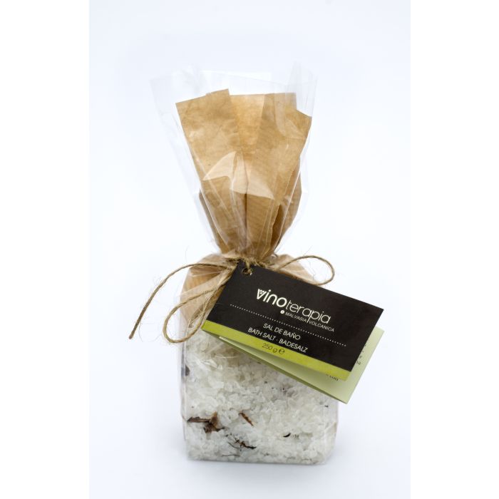Sels De Bain Vulcanaloe Lanzarote - 100% Naturel, Parfum Aloe Vera, Pierre Volcanique, Couleur Grise