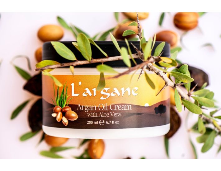 Argan Oil Cream with Aloe Vera - 200 ml.