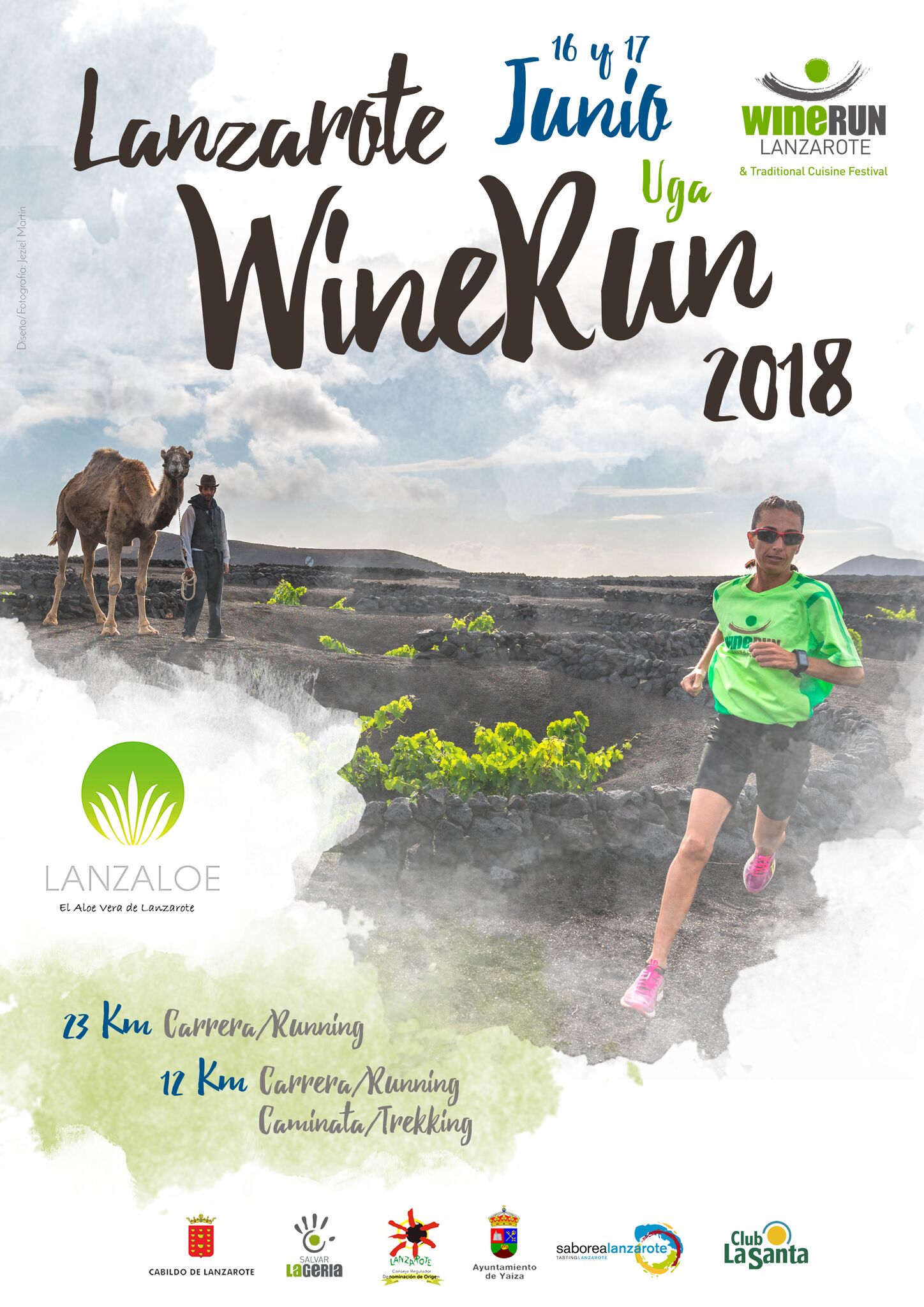 Lanzaloe será uno de los patrocinadores de la carrera Wine Run Lanzarote